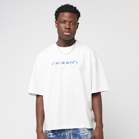 Karl Kani Woven Signature Chrome Logo Crop Tee weiß