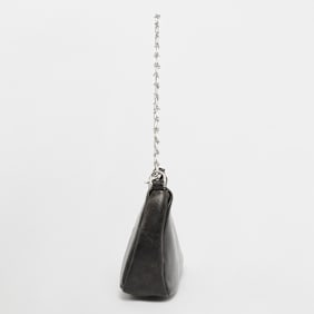 Karl Kani OG Crackle PU Knot Chain Shoulder Bag czarny