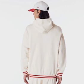 New Era New York Yankees MLB Rib Infill Oversized Hoodie beige