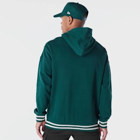 New Era MLB RIB INFILL OS HOODIE oakland athletics dkgltc zelena