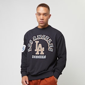 New Era LA Dodgers World Series Oversized Crewneck Sweatshirt noir