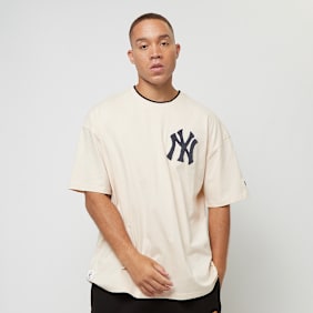 New Era New York Yankees World Series Oversized T-Shirt beige
