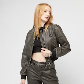 Karl Kani Signature Pu Bomber Jacket zielony