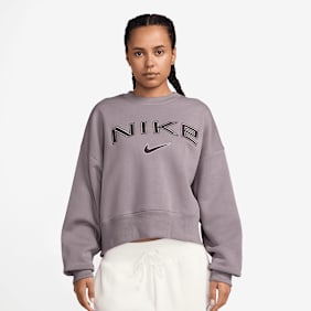 Nike   Sportswear Phoenix Fleece Over-Oversized Logo Crew lila