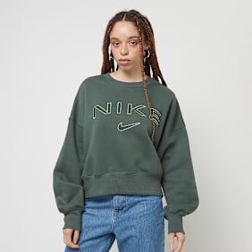 Nike Sportswear Phoenix Fleece Logo Crew verde