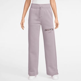 Nike   Sportswear Phoenix Fleece High-Rise Logo Wide Pants pourpre