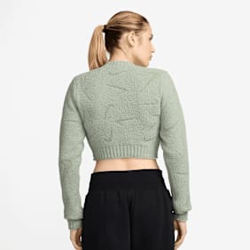 Nike Sportswear Phoenix Bouclé Long Sleeve Top verde