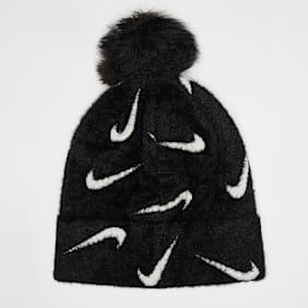 Nike   K NK Peak Beanie SC POM F24 zwart