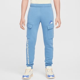 Nike   Sportswear Standard Issue Cargo Pants niebieski