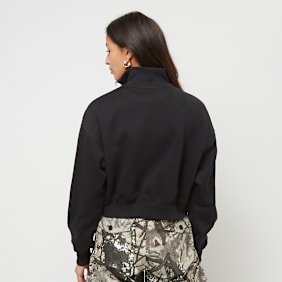 Nike Sportswear Phoenix Fleece Oversized Quarterzip Cropped Sweatshirt schwarz