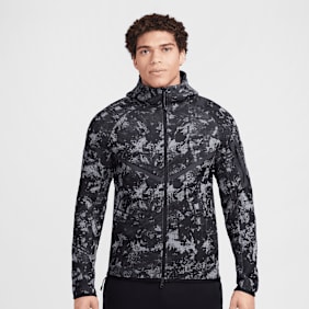 Nike   Tech Fleece Woven Windrunner Full Zip Jacket zwart