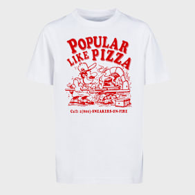 Mister Tee - Kids Like Pizza Tee bianco