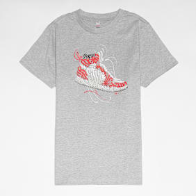 Mister Tee - Kids Tagged Sneaker Tee grijs