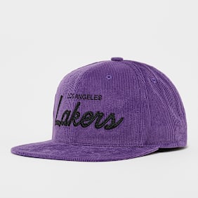 Mitchell & Ness Cord Snapback NBA Los Angeles Lakers lila