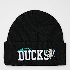 Mitchell & Ness Billboard Knit Vintage NHL Anaheim Ducks schwarz