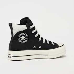 Converse Chuck Taylor All Star Puff Lift Cozy Platform noir