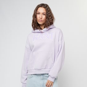 Karl Kani Woven Print OS Hoodie Lilac fioletowy