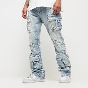 Smoke Rise Cargo Pocket Jean azul