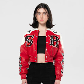 Smoke Rise Relaxed Rodeo Cropped Jacket rot
