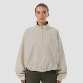 Pegador Thali Oversized Halfzip Sweater beige