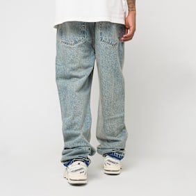 2Y STUDIOS ARUN OPEN HEM STRAIGHT JEANS VINTAGE BLUE azul