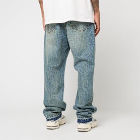 2Y STUDIOS Arun Open Hem Straight Jeans plava