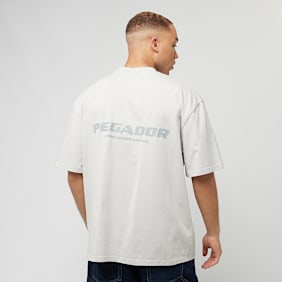 Pegador Colne Logo Oversized Tee szary