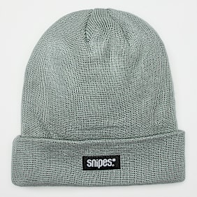 SNIPES Woven Basic Logo Beanie gris