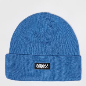 SNIPES Woven Basic Logo Beanie blau