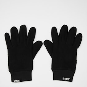 SNIPES Woven Basic Logo Polar Fleece Gloves noir
