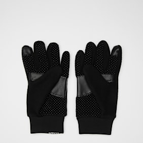 SNIPES Woven Basic Logo Polar Fleece Gloves noir