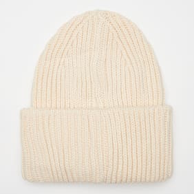 SNIPES Woven Logo Knit Beanie beż