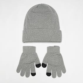 SNIPES Woven Label Basic Junior Knit Set grey grijs