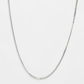 fainz Tiny Cuban Chain prateado