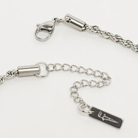 fainz Snake Chain srebrna