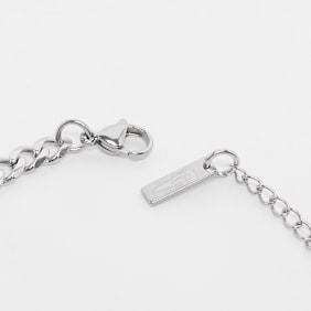 fainz Spike Heart Chain argento