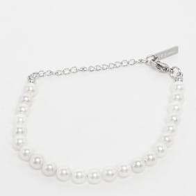 fainz Pearl Bracelet weiß