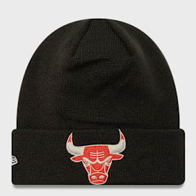 New Era Beanie Metallic NBA Chicago Bulls schwarz