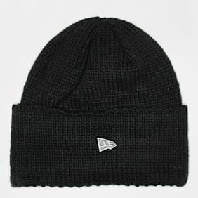New Era Wide Cuff Beanie schwarz