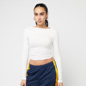 Urban Classics Ruffled Super Slim Longsleeve weiß