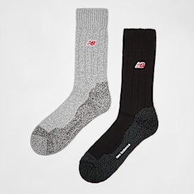 New Balance 2 PACK - Low Gauge Crew Socks grau