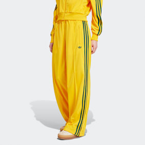 adidas Originals Pantalon de Survêtement Loose Firebird jaune