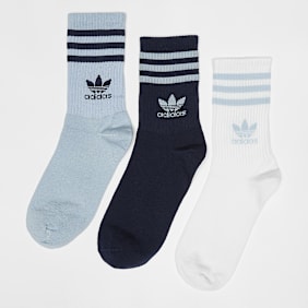 adidas Originals 3 PACK - adicolor Crew Socken blau