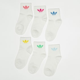 adidas Originals Chaussettes adicolor Trefoil Ankle Kids (6 Pack) multicolore