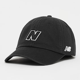 New Balance 6 Panel Block N Hat V 2.0 zwart