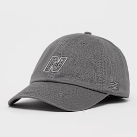 New Balance 6 Panel Block N Hat V 2.0 grijs