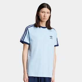adidas Originals T-shirt 3 bandes bleu