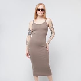 Nike Sportswear Chill Knit Mini-Rib Tank Dress marrón