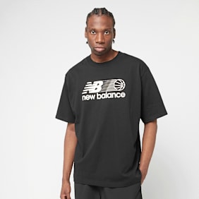 New Balance Hoops Graphic T-Shirt czarny