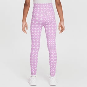 Nike One Dri-FIT All Over Print Leggings morado
